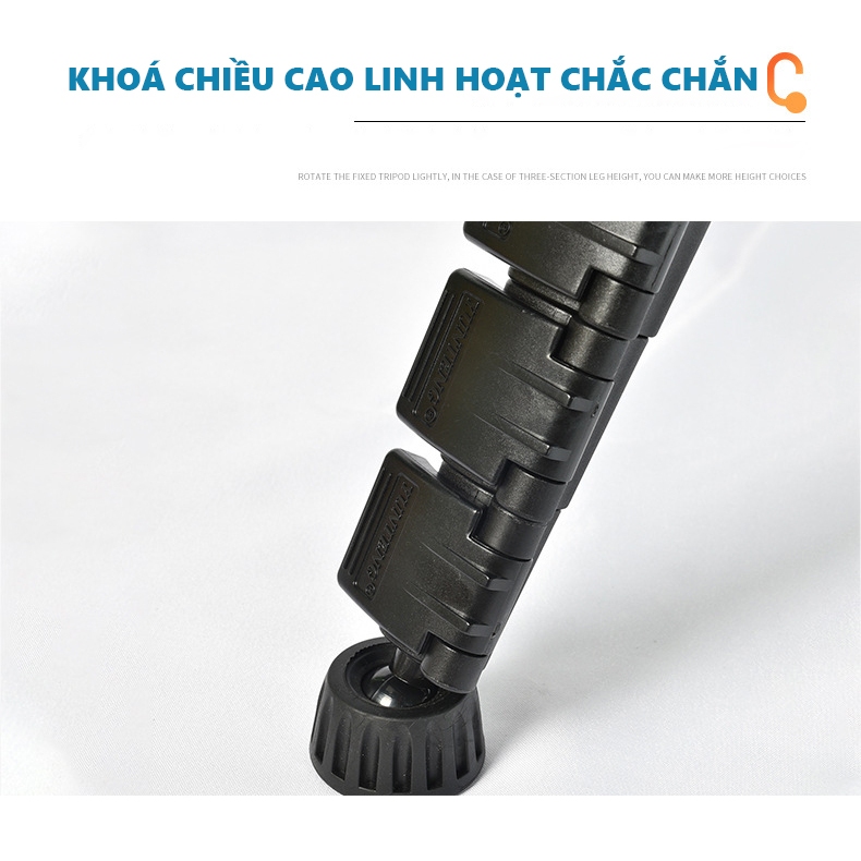Chân máy ảnh máy quay Tripod điện thoại YUNTENG VCT-691RM