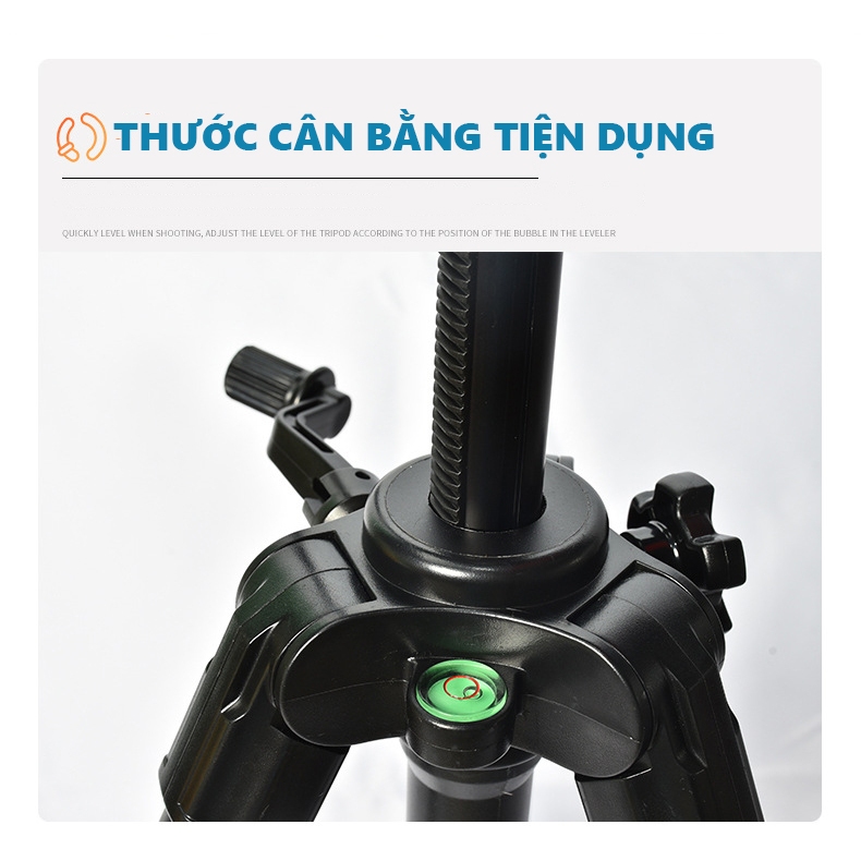 Chân máy ảnh máy quay Tripod điện thoại YUNTENG VCT-691RM