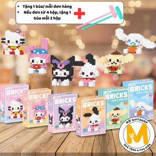Mô hình lắp ráp đồ chơi lắp ghép 3d dễ thương