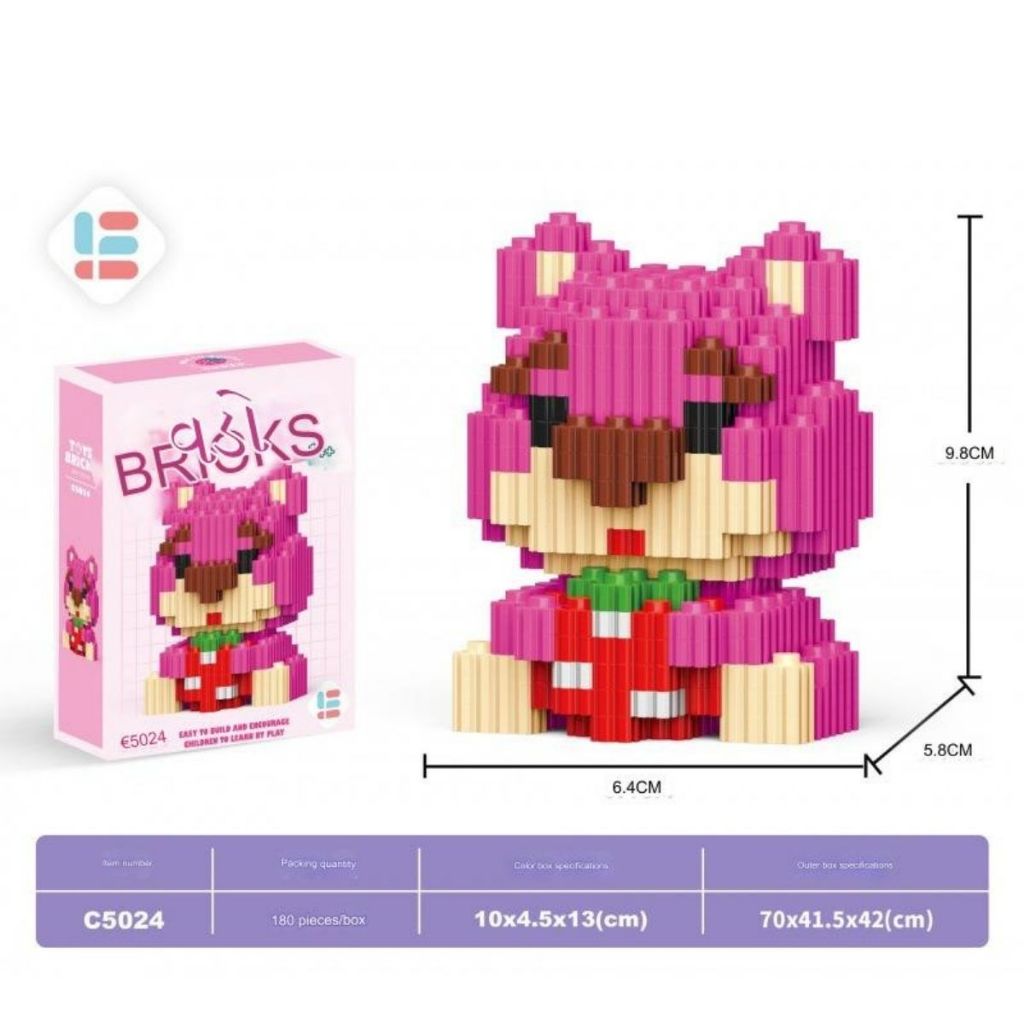 Mô hình lắp ráp đồ chơi lắp ghép 3d dễ thương