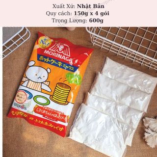 [Morinaga] Bột bánh hotcake Morinaga 600g (có gói lẻ 150g)