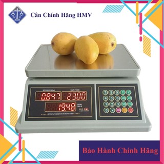Cân Bán Hàng Chống Nước - CÂN ĐIỆN TỬ TÍNH TIỀN - 30KG CHỐNG NƯỚC - QUA 832