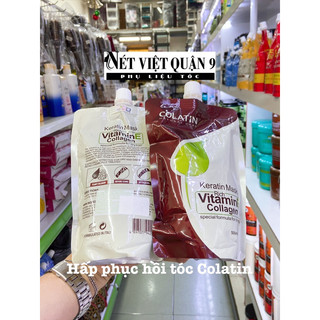 Dầu hấp ủ dưỡng tóc phục hồi colatin keratin collagen vitamin e