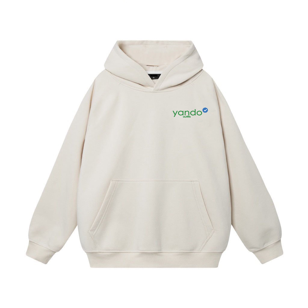 Áo Hoodie Form Rộng YANDO OUTFITS P824 Nỉ Cotton WITCH 350GSM Local Brand