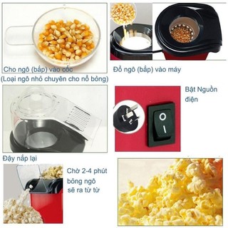 Máy làm bắp rang bơ, Nổ bỏng ngô mini