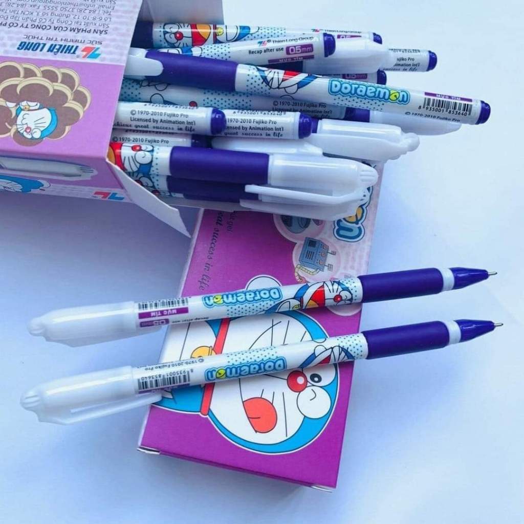 Hộp 20 chiếc Bút mực nước Gell Doraemon 0.5mm .Hàng thiên long