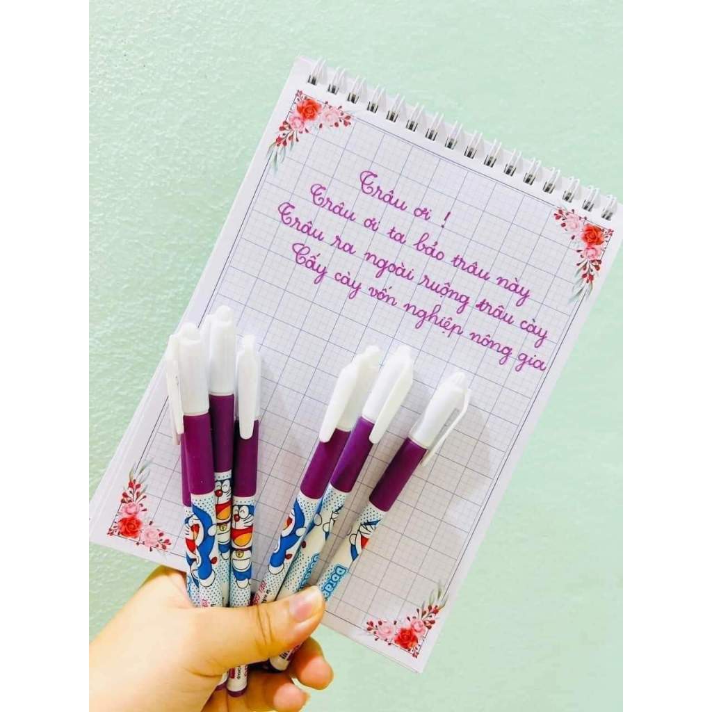 Hộp 20 chiếc Bút mực nước Gell Doraemon 0.5mm .Hàng thiên long