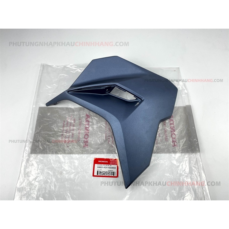 Yếm trước Vario 125 2023 Xanh Nhám chính hãng Honda Indo, Cánh gà yếm 64601K2VN30MIB / 64501K2VN30MIB