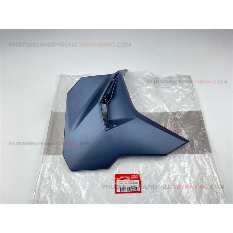 Yếm trước Vario 125 2023 Xanh Nhám chính hãng Honda Indo, Cánh gà yếm 64601K2VN30MIB / 64501K2VN30MIB