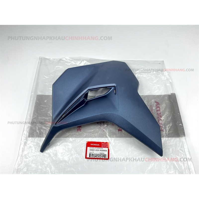 Yếm trước Vario 125 2023 Xanh Nhám chính hãng Honda Indo, Cánh gà yếm 64601K2VN30MIB / 64501K2VN30MIB