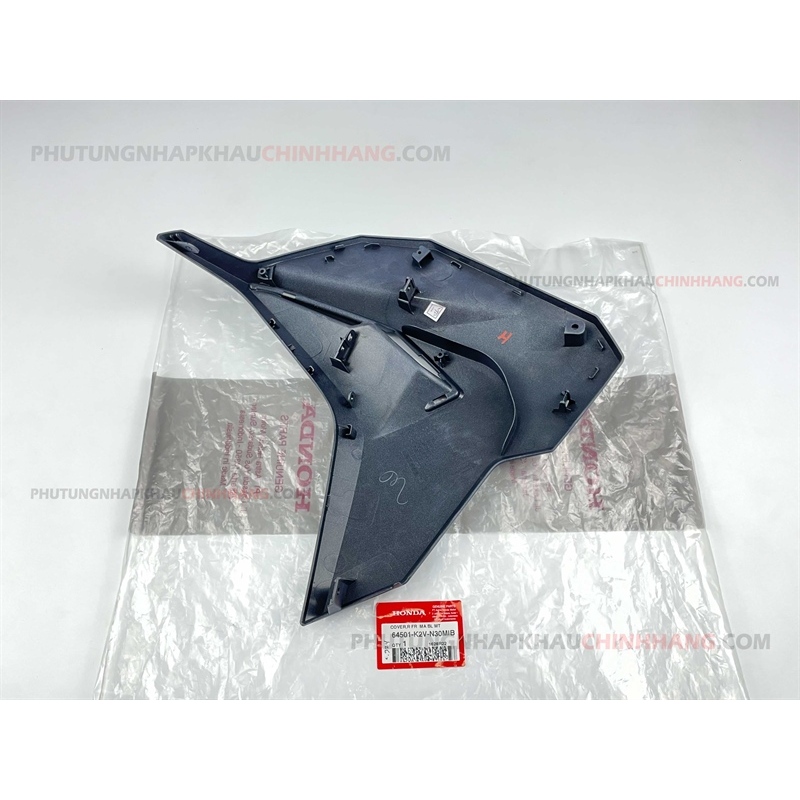 Yếm trước Vario 125 2023 Xanh Nhám chính hãng Honda Indo, Cánh gà yếm 64601K2VN30MIB / 64501K2VN30MIB