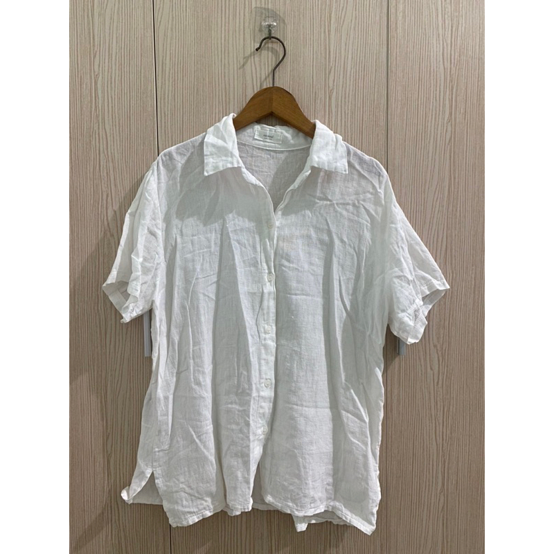 Áo sơmi linen form rộng Korea siêu đẹp