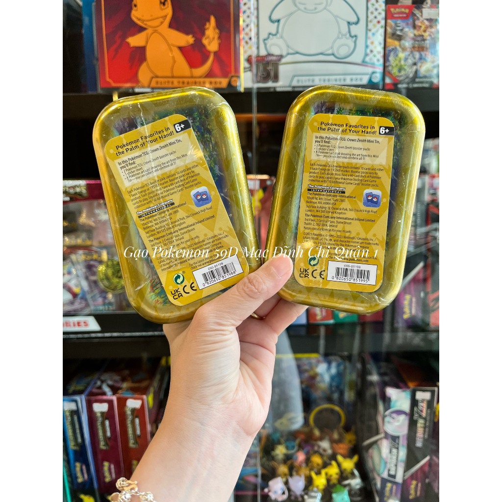 Hộp tin mini 2 gói bài Pokemon TCG : Crown Zenith chính hãng