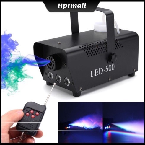 Máy Tạo Khói 500W Sân Khấy Vũ Trường . Máy Phun Khói Có Đèn Led Hàng Tốt