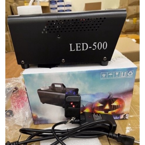 Máy Tạo Khói 500W Sân Khấy Vũ Trường . Máy Phun Khói Có Đèn Led Hàng Tốt