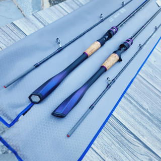 (Chất lượng) Cần câu lure cao câp JiCHU carbon Xoắn X toàn thân