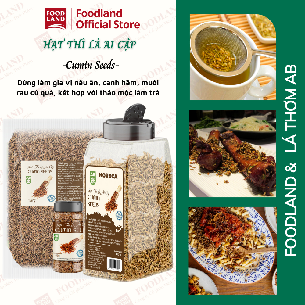 Hạt thì là Ai Cập  hiệu AB - gia vị tẩm ướp thịt, làm bánh - Foodland