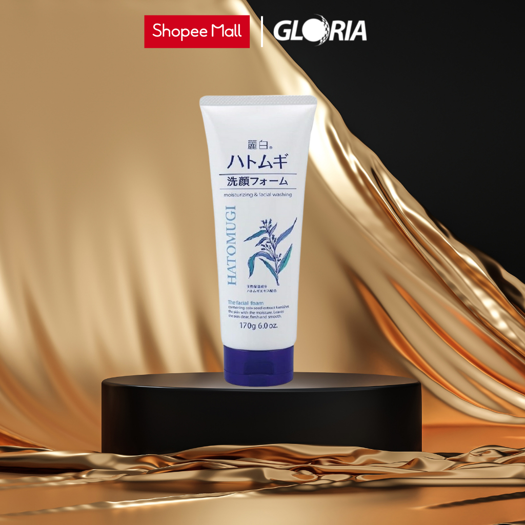 Sữa Rửa Mặt Làm Sáng Da Reihaku Hatomugi Facial Foam 170g