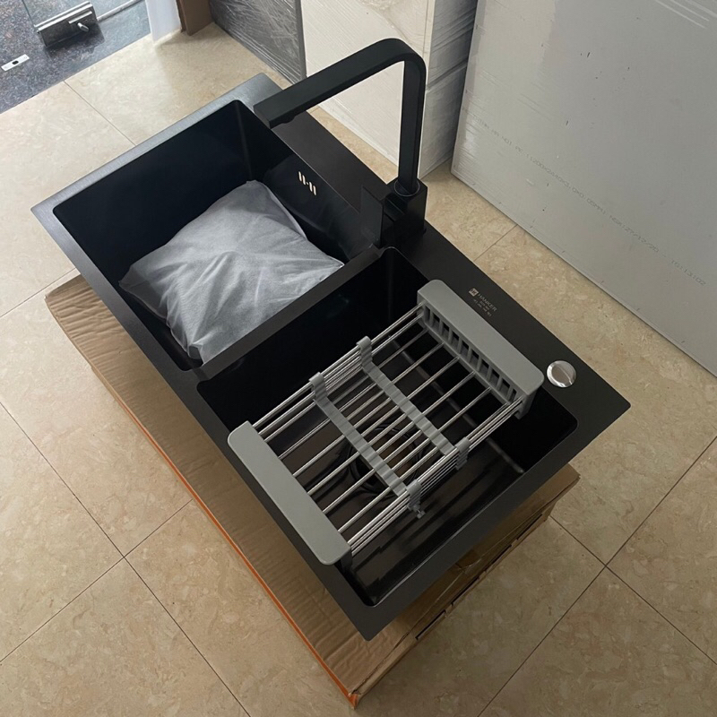 Chậu rửa bát nano 2 hố inox 304 82x45cm 3.0 li giá rẻ