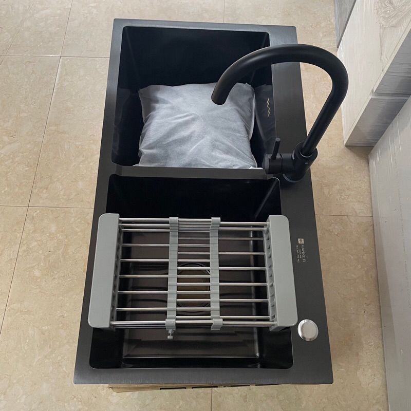 Chậu rửa bát nano 2 hố inox 304 82x45cm 3.0 li giá rẻ