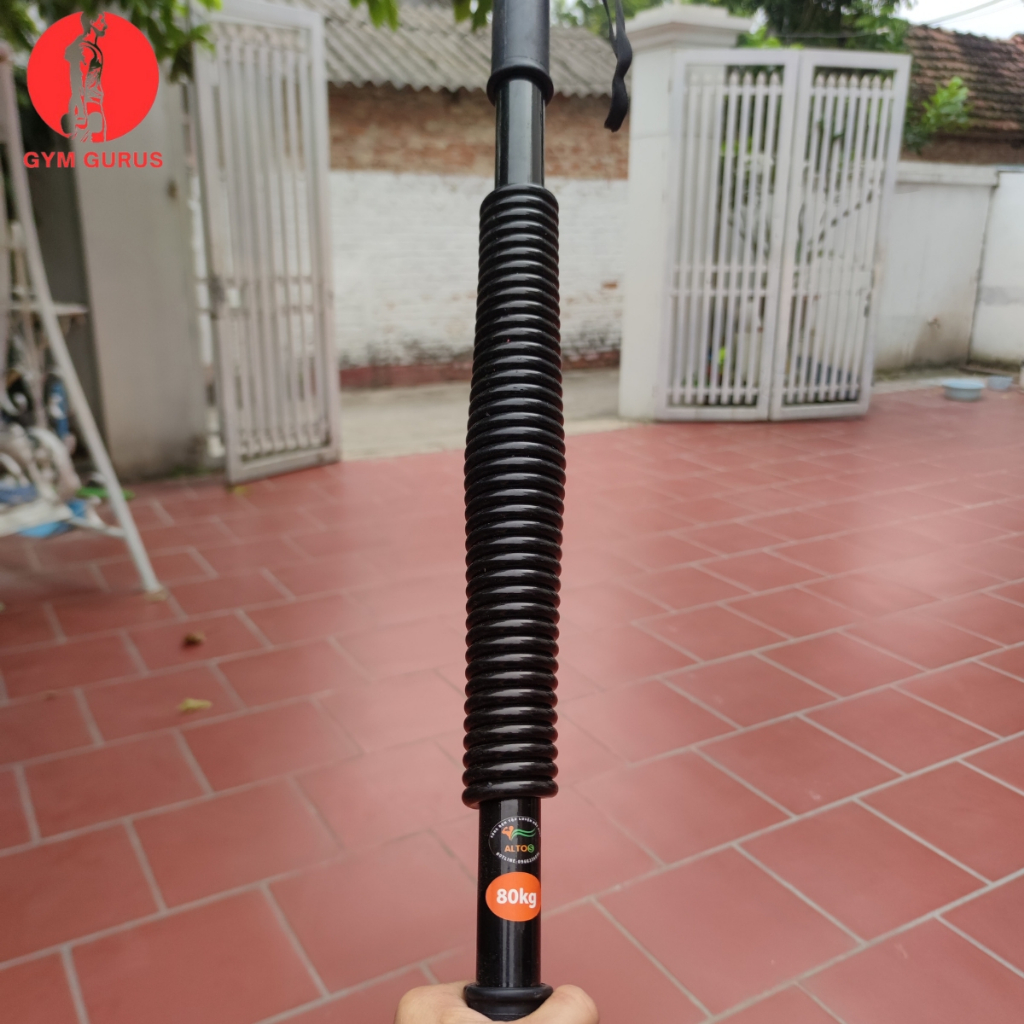 Gậy lò xo tập gym tập cơ tay titan lực 20 40 60 80 100kg tập tay bẻ tay GYM GURUS