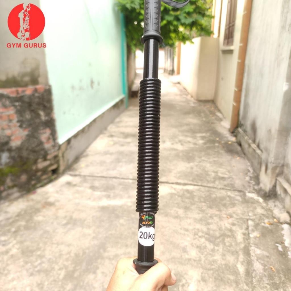 Gậy lò xo tập gym tập cơ tay titan lực 20 40 60 80 100kg tập tay bẻ tay GYM GURUS