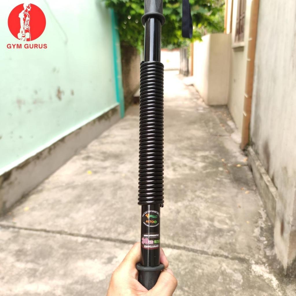 Gậy lò xo tập gym tập cơ tay titan lực 20 40 60 80 100kg tập tay bẻ tay GYM GURUS