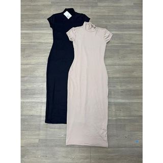 d110 đầm body tay ngắn cổ 3p f21