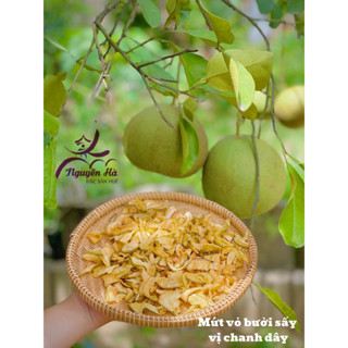  Mứt vỏ bưởi sấy vị chanh dây 500g giúp giảm cân cảm giác no giảm ăn tinh bột 