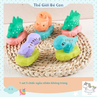 Xe đồ chơi những thú dễ thương (1 set 5 con ngẫu nhiên )
