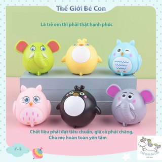 Xe đồ chơi những thú dễ thương (1 set 5 con ngẫu nhiên )