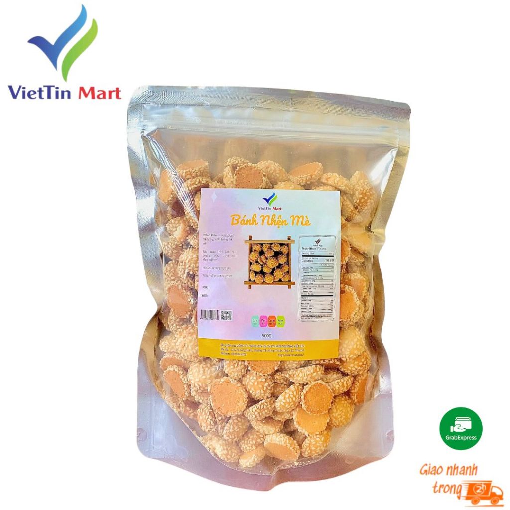 Bánh Nhện Mè Viettin Mart 250G