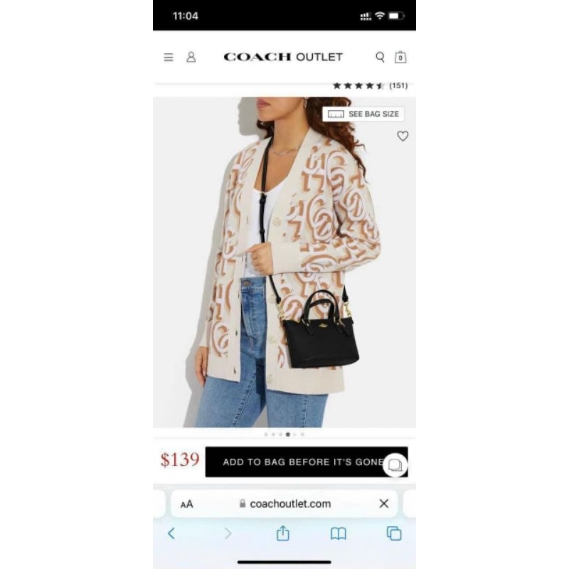 Túi Coach Mini Gallery Crossbody