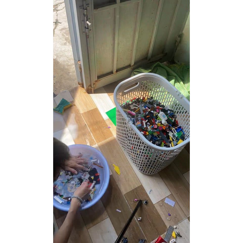 Gạch lắp ráp xếp hình - lego lẻ - Giao ngẫu nhiên lego kí - Đã qua sử dụng ĐÃ VỆ SINH gạch xếp hình lego cũ nonlêgo