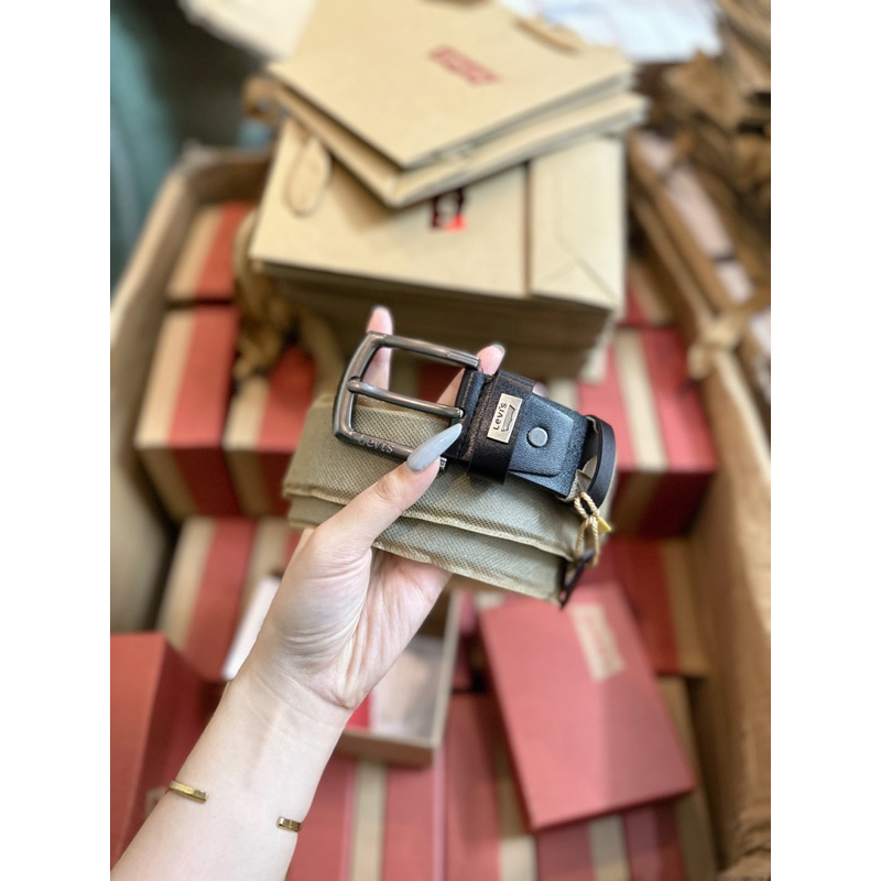 Thắt lưng nam nịt nam levis fullbox kèm túi giấy xịn