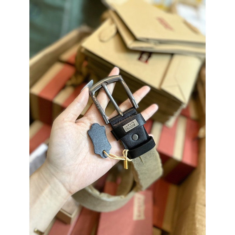 Thắt lưng nam nịt nam levis fullbox kèm túi giấy xịn