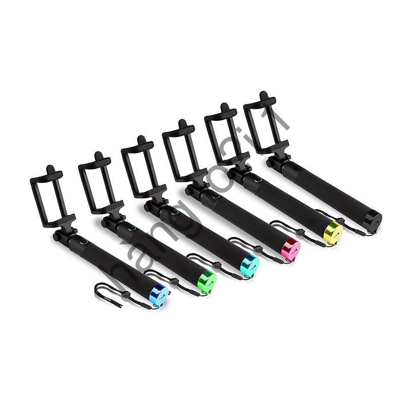 Gậy chụp ảnh tự sướng jack dẹp ip và tròn 3,5mm loại đẹp, chắc chắn