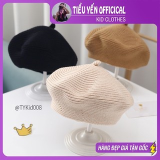 Mũ nồi cho bé, mũ nồi len nâu/be/đen m008 | tiểu yến kid
