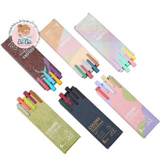 Bút kaco bút gel pen kaco bản dupe kaco pure bút gel nhiều màu set 5 bút phụ kiện văn phòng phẩm VP10
