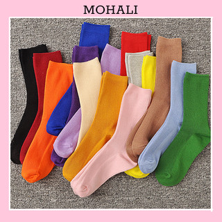 Tất vớ cổ cao chun nhún nam nữ cotton kháng khuẩn thời trang hàn quốc giá rẻ MOHALI VC012