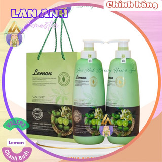 Bộ dầu gội xả Chanh Lemon 800ml Hương Chanh Chống dụng kích thích mọc tóc Hương thơm chanh nhẹ nhàng thơm mát