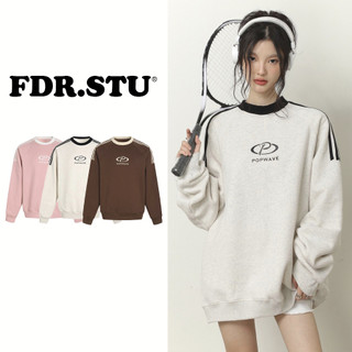 Áo Nỉ Sweater Popwave Phong Cách Thể Thao Phối Tay Kẻ Sọc Mùa Đông 2023 𝐅𝐫𝐞𝐝𝐨