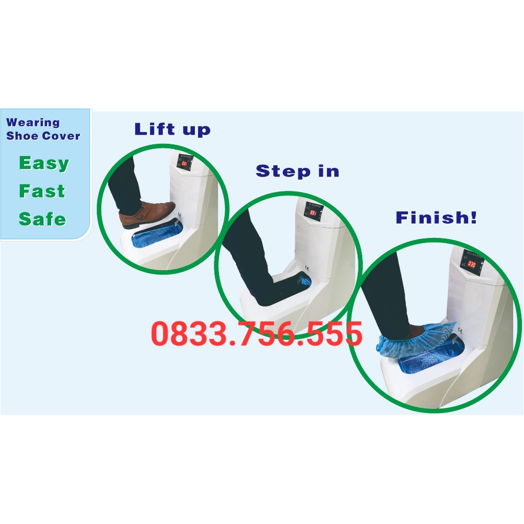 Máy bọc giày tự động