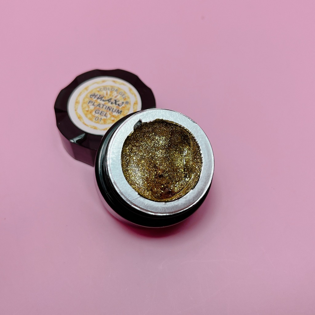 Gel Vẽ Móng Nhũ Viền HUAXI, Gel Vẽ Nail Đặc, Chuẩn Màu, Sáng