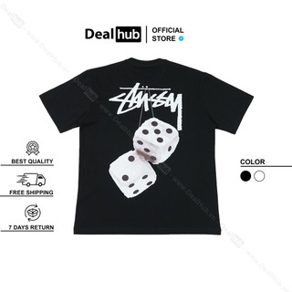 Áo thun cổ tròn st.ussy logo nhiều mẫu hình in kỹ thuật số cao cấp t-shirt.