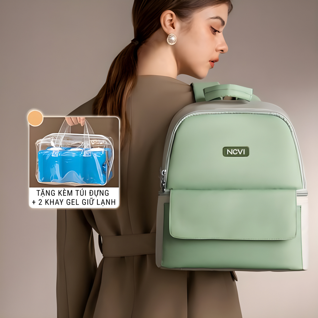 Balo giữ lạnh sữa cỡ lớn PHANPY | NCVI