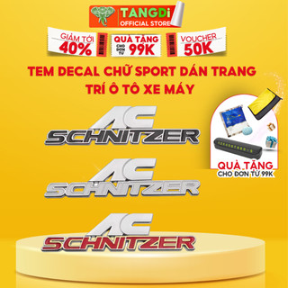 Tem decal chữ sport dán trang trí ô tô xe máy tangdi