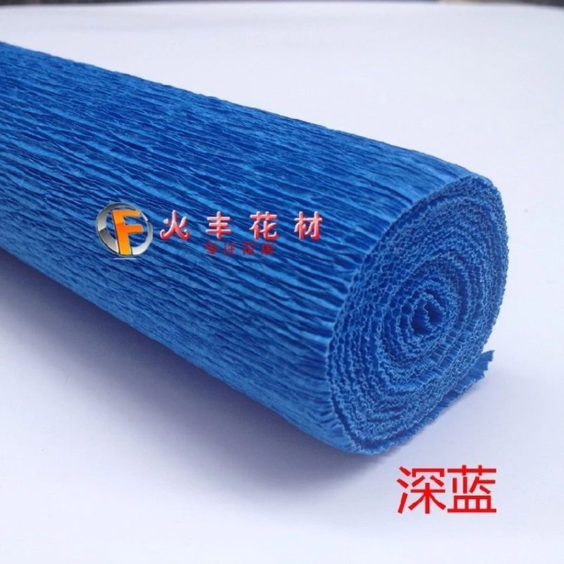 1 Cuộn giấy nhún, giấy nhăn làm hoa trang trí loại đẹp