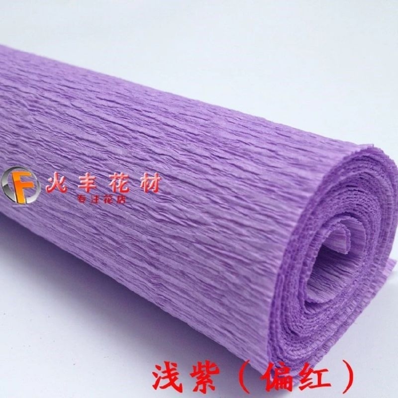 1 Cuộn giấy nhún, giấy nhăn làm hoa trang trí loại đẹp