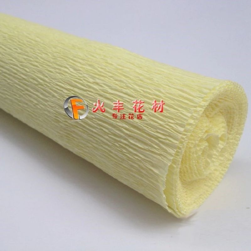 1 Cuộn giấy nhún, giấy nhăn làm hoa trang trí loại đẹp